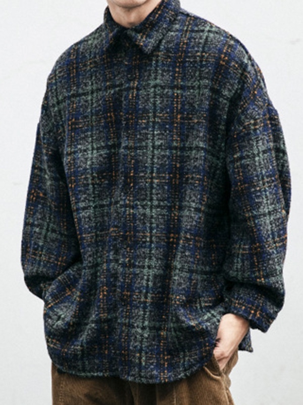 Herrenjacke mit Vintage-Karomuster-2