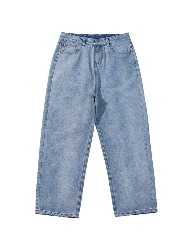 Lockere Jeans in Basic-Waschung für Herren-3