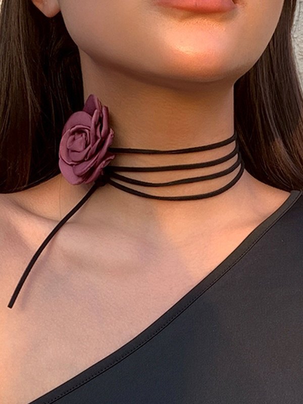 Personalisierte handgemachte Rosenkette-1