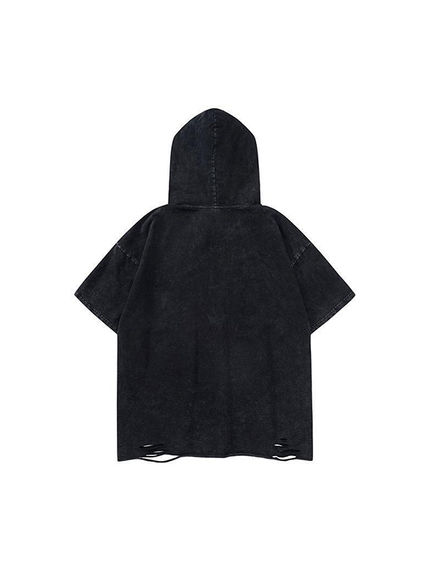 Little Devil Dark Style Totenkopf Print Kurze Ärmel-1