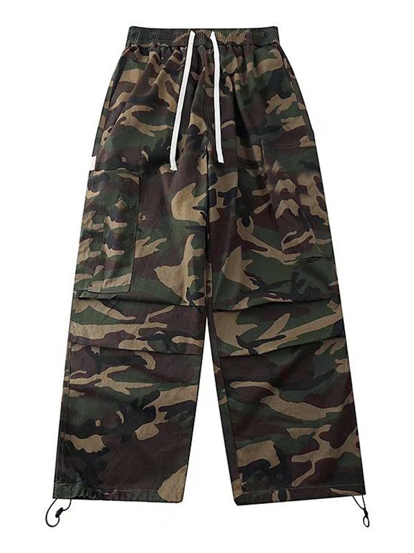 Cargohose mit Camouflage-Print für Herren-5