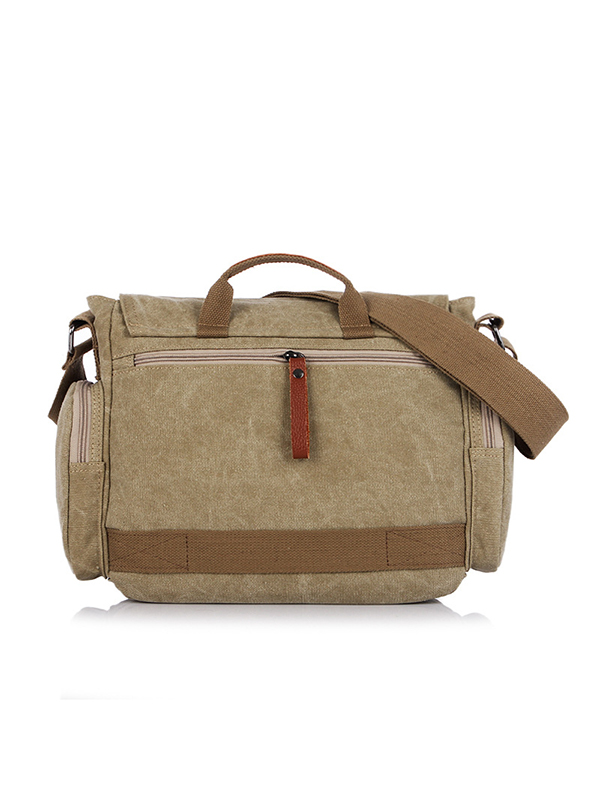 Canvas-Umhängetasche mit Vintage-Logo-Muster-3