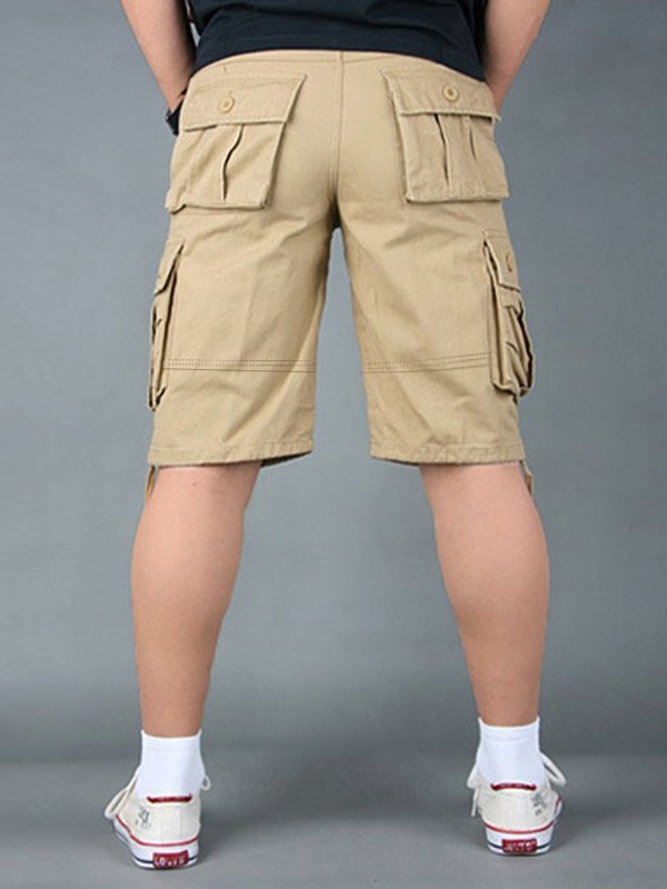 Slim Straight Cargo-Shorts für Herren-2