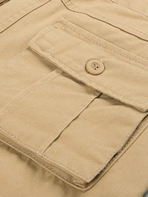 Slim Straight Cargo-Shorts für Herren-3