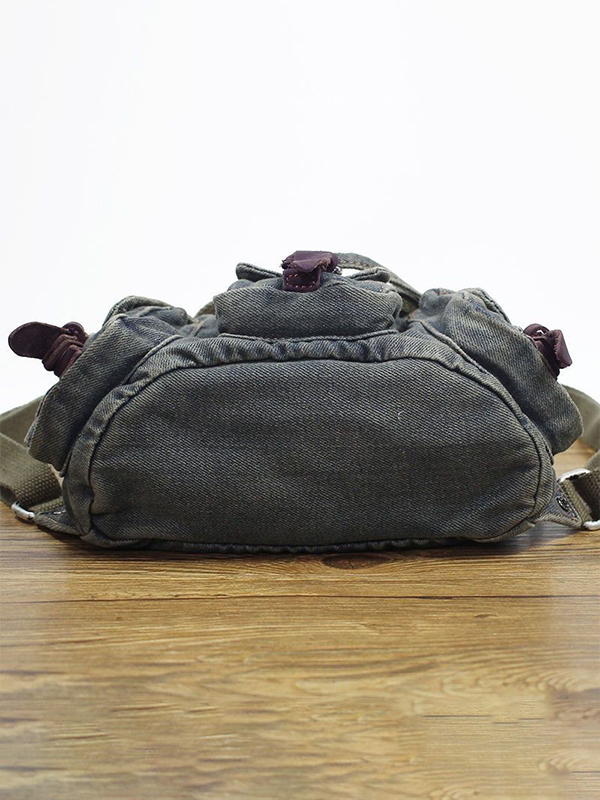 Lässiger Mini-Rucksack aus Denim in Vintage-Waschung-2